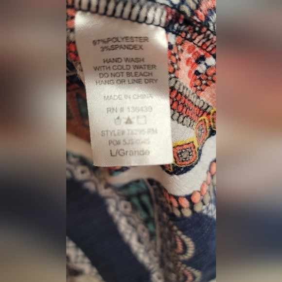 SJS Bohemian Style Colorful Cardigan With Tassels Sz L - Picture 6 of 13